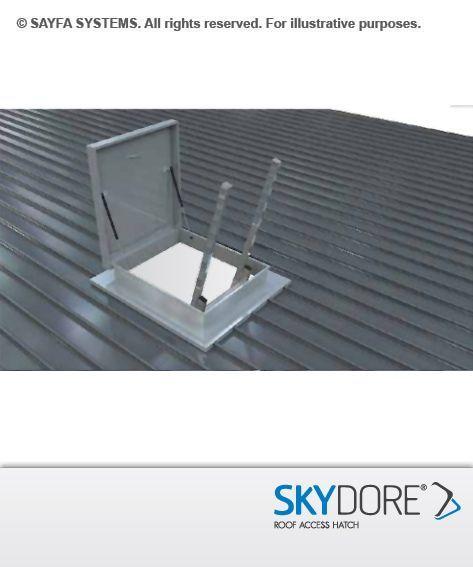 Commercial Skydore hinged roof access hatch