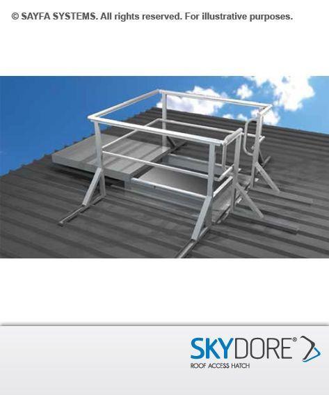 Commercial Skydore sliding roof access hatch